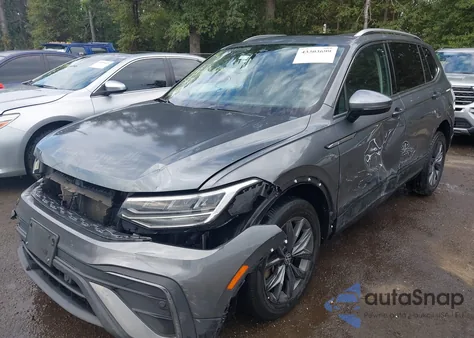 2022 Volkswagen Tiguan 2.0T Se z USA, uszkodzony, nr VIN 3VV2B7AX3NM067107